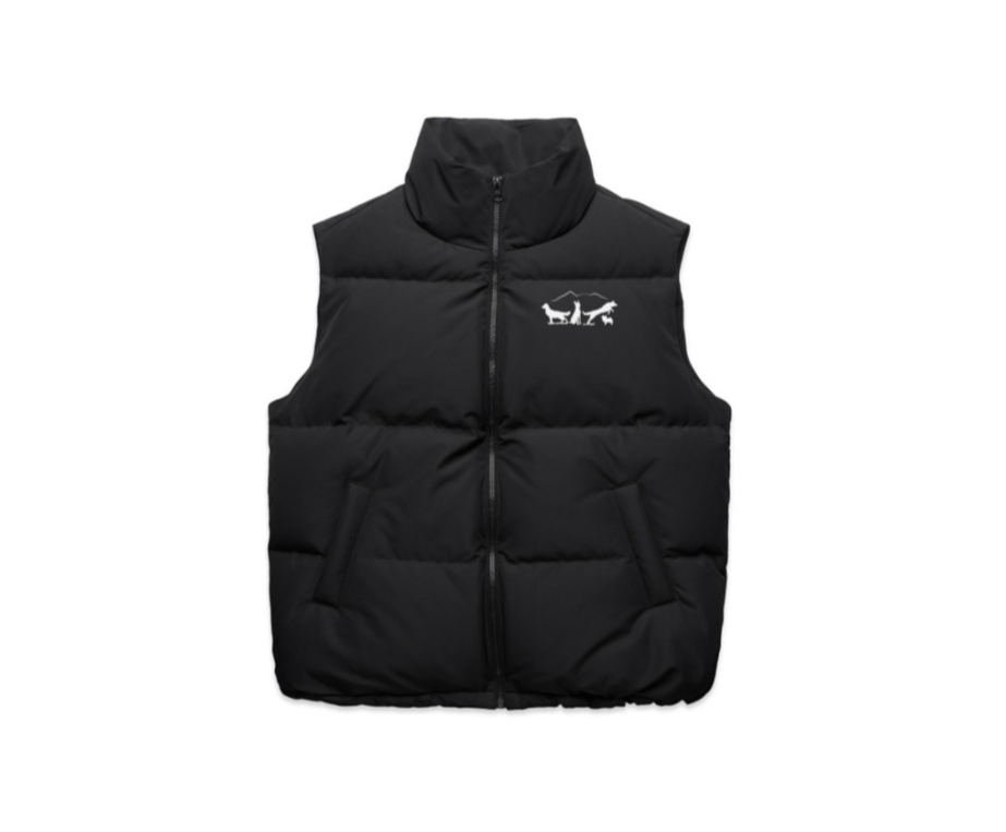 Puffer Vests - Limited edition logo, Women's Sizing only