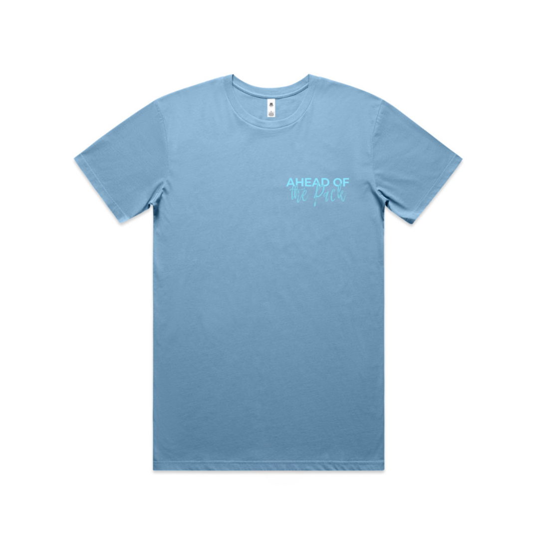 AOTP Shadow tees - Black, Blue with Blue Print - UNISEX SIZING