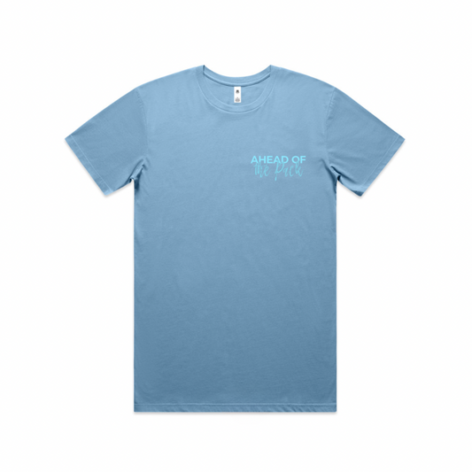 AOTP Shadow tees - Black, Blue with Blue Print - UNISEX SIZING